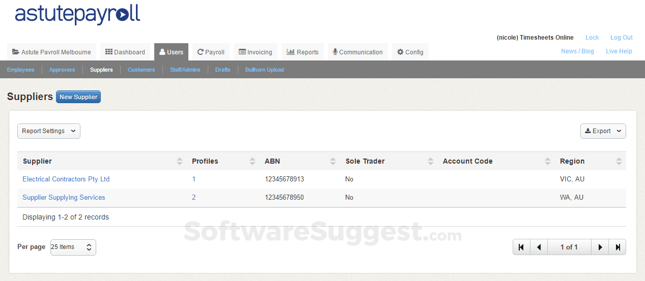 Astute Payroll Small Screenshot 1